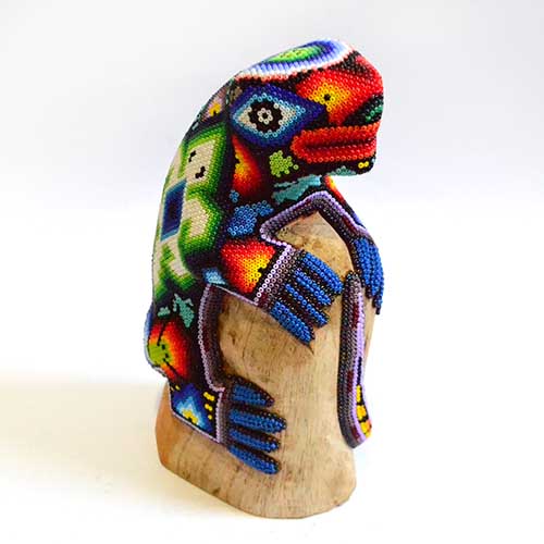 Iguana - Huichol art