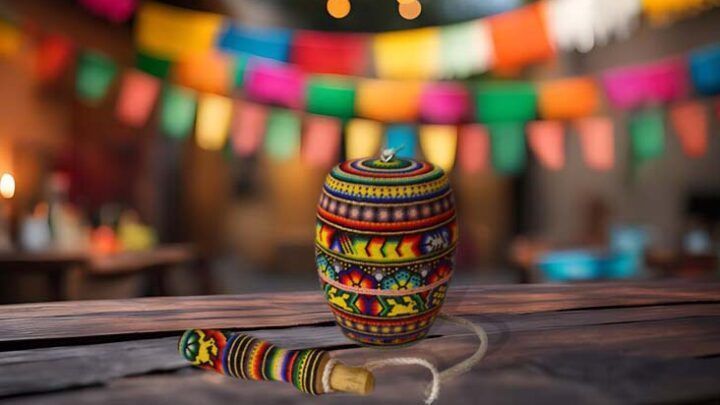 Balero Huichol : Juguete Tradicional Mexicano Convertido en Obra de Arte