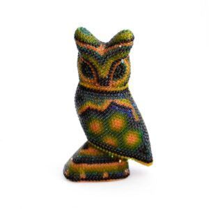 Búho en arte huichol