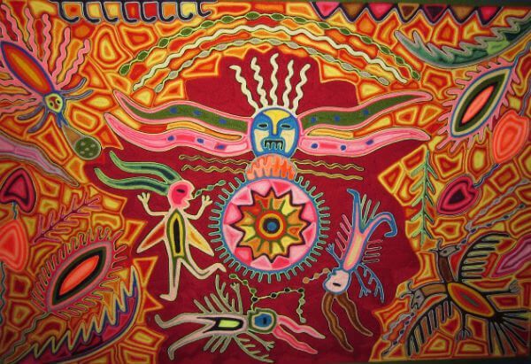 Peintures en fil Huichol