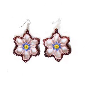 Huichol handcrafts - Earrings bead