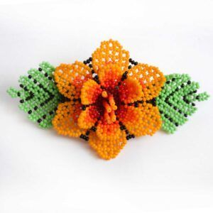 Hair Clip - Huichol art