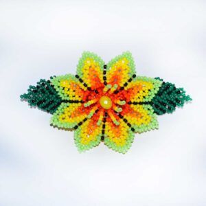 Pince à cheveux - Art Huichol