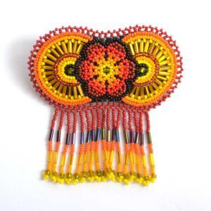 Pince à cheveux - Art Huichol