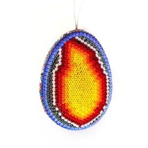 Œuf - Art huichol du Mexique