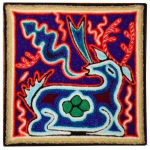 Peinture sur fil - Art Huichol