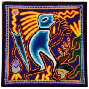 Yarn painting - Huichol art