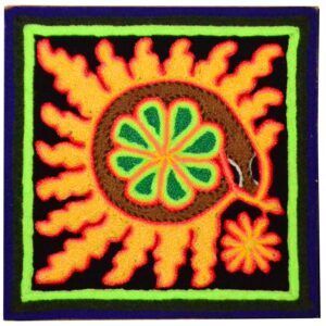Peinture sur fil - Art Huichol