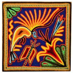 Yarn painting - Huichol art