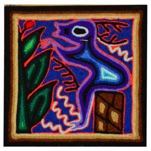 Yarn painting - Huichol art