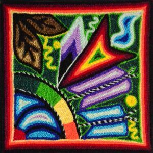 Peinture sur fil - Art Huichol