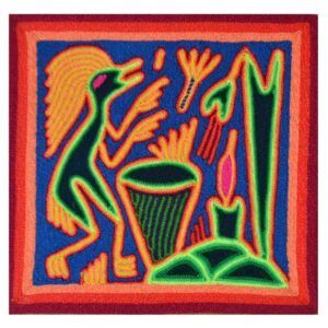 Yarn painting - Huichol art