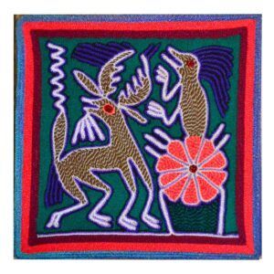Peinture sur fil - Artisanat Huichol