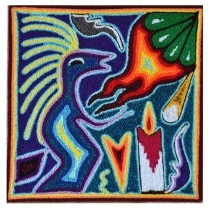Peinture sur fil - Artisanat Huichol