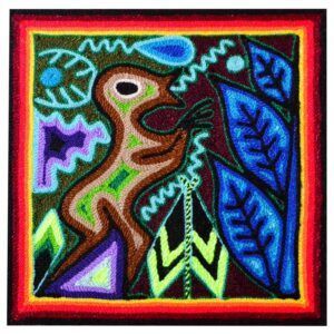 Peinture sur fil - Artisanat Huichol