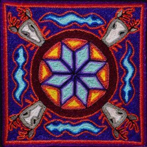 Peinture sur fil - Artisanat Huichol