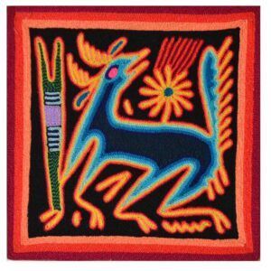 Peinture sur fil - Artisanat Huichol