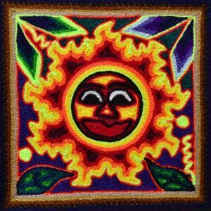 Peinture sur fil - Artisanat Huichol