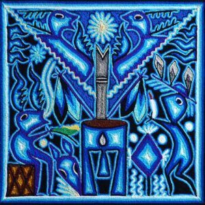 Art huichol - Peinture sur fil