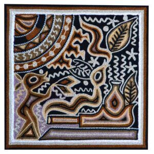 Art huichol - Peinture sur fil