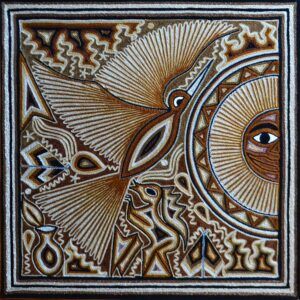 Art huichol - Peinture sur fil