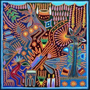 Art huichol - Peinture sur fil