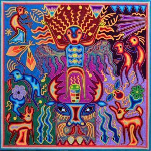 Art huichol - Peinture sur fil