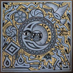 Art huichol - Peinture sur fil