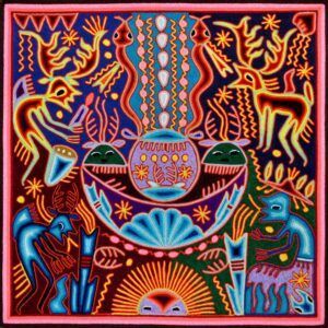 Art huichol - Peinture sur fil