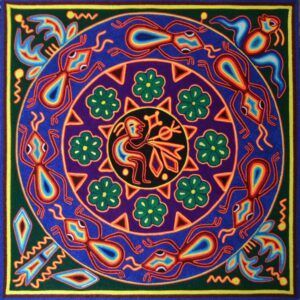 Art huichol - Peinture sur fil