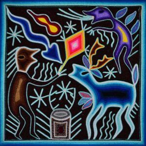 Art huichol - Peinture sur fil