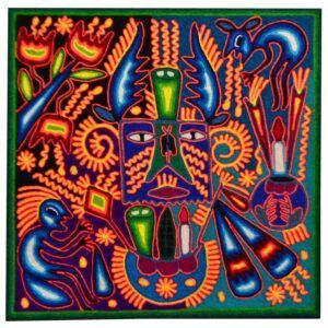 Art huichol - Peinture sur fil