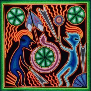 Art huichol - Peinture sur fil