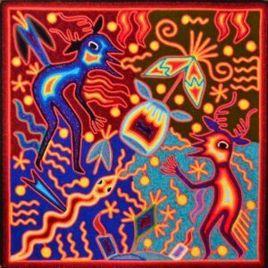 Art huichol - Peinture sur fil