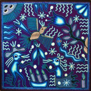 Art huichol - Peinture sur fil