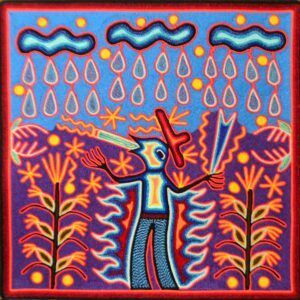 Art huichol - Peinture sur fil