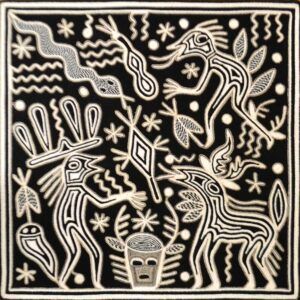 Art huichol - Peinture sur fil