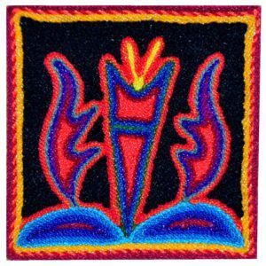 Peinture sur fil Huichol – Art du fil artisanal