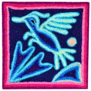 Peinture sur fil Huichol – Art du fil artisanal