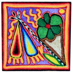 Peinture au fil - Art Huichol