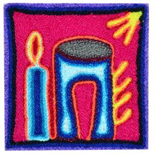 Peinture au fil - Art Huichol