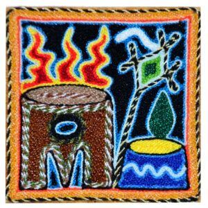 Peinture au fil - Art Huichol