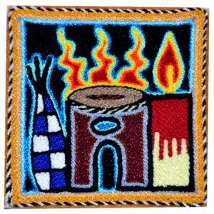 Peinture au fil - Art Huichol