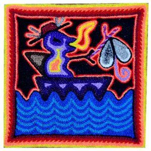 Peinture au fil - Art Huichol