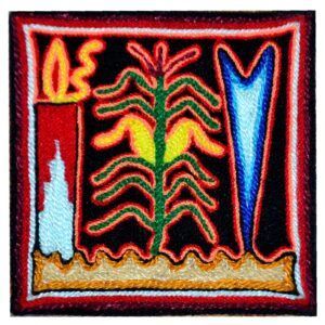Peinture sur fil Huichol – Art du fil artisanal