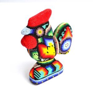Rooster - Huichol art
