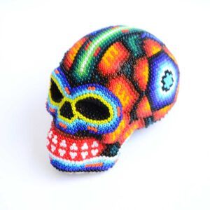 Huichol Beaded Skull