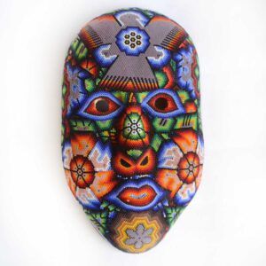 Masque perlé Huichol