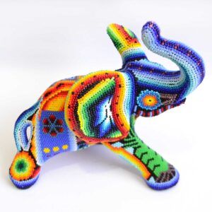 Huichol Beaded Elephant