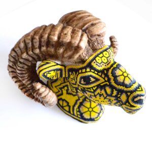 Mouflon d'Amérique perlé Huichol